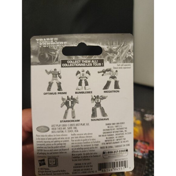 Transformer JustPlay Hasbro Mini G1 Figures Set Megatron Optimus Prime Bumblebee - Picture 9 of 9
